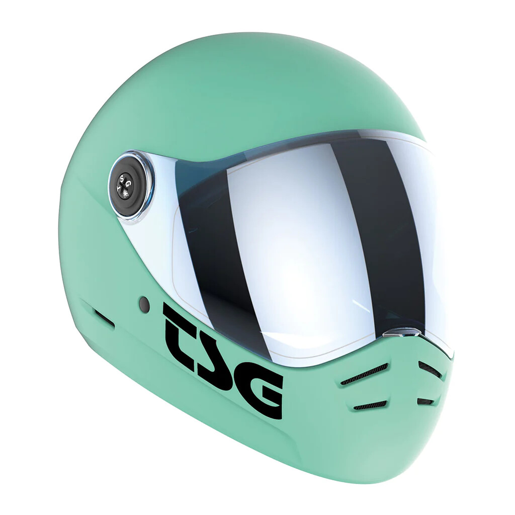 TSG Pass 2.0 Full Face Helmet W/Bonus Visor, Downhill Skateboarding, Multi color