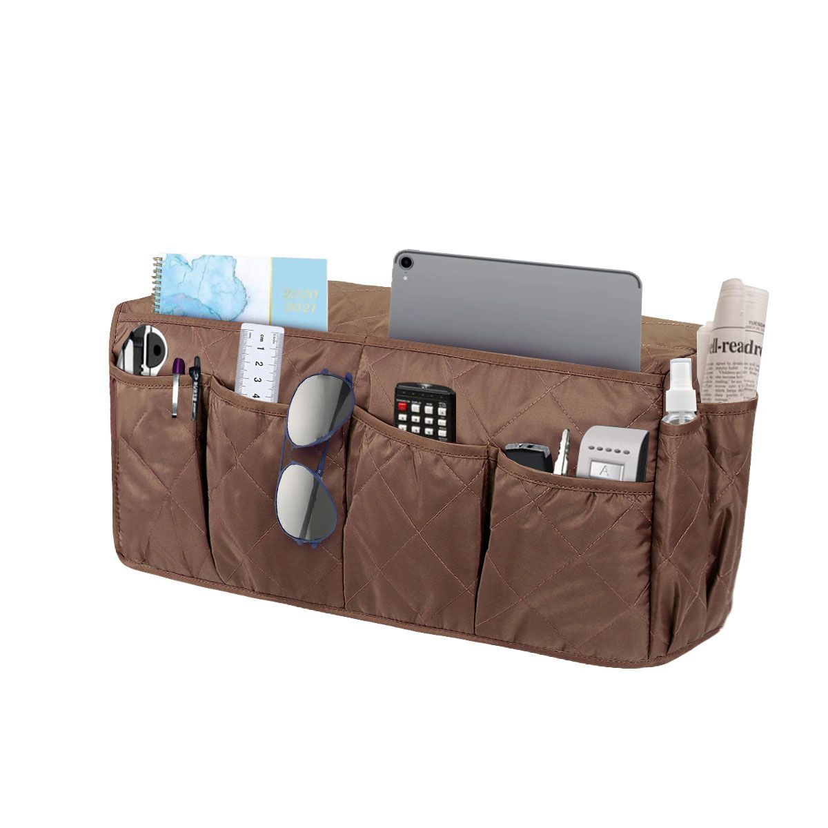 Armrest Organizer TV Remote Holder 14 Pocket Caddy for Couch Sofa Recliner Chair