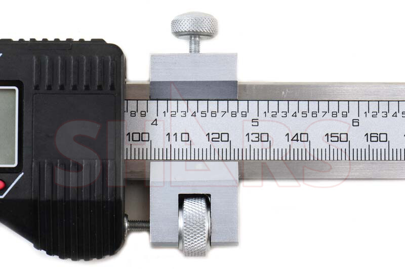 18" 450mm INCH METRIC STAINLESS DIGITAL CALIPER .0005" NEW R]