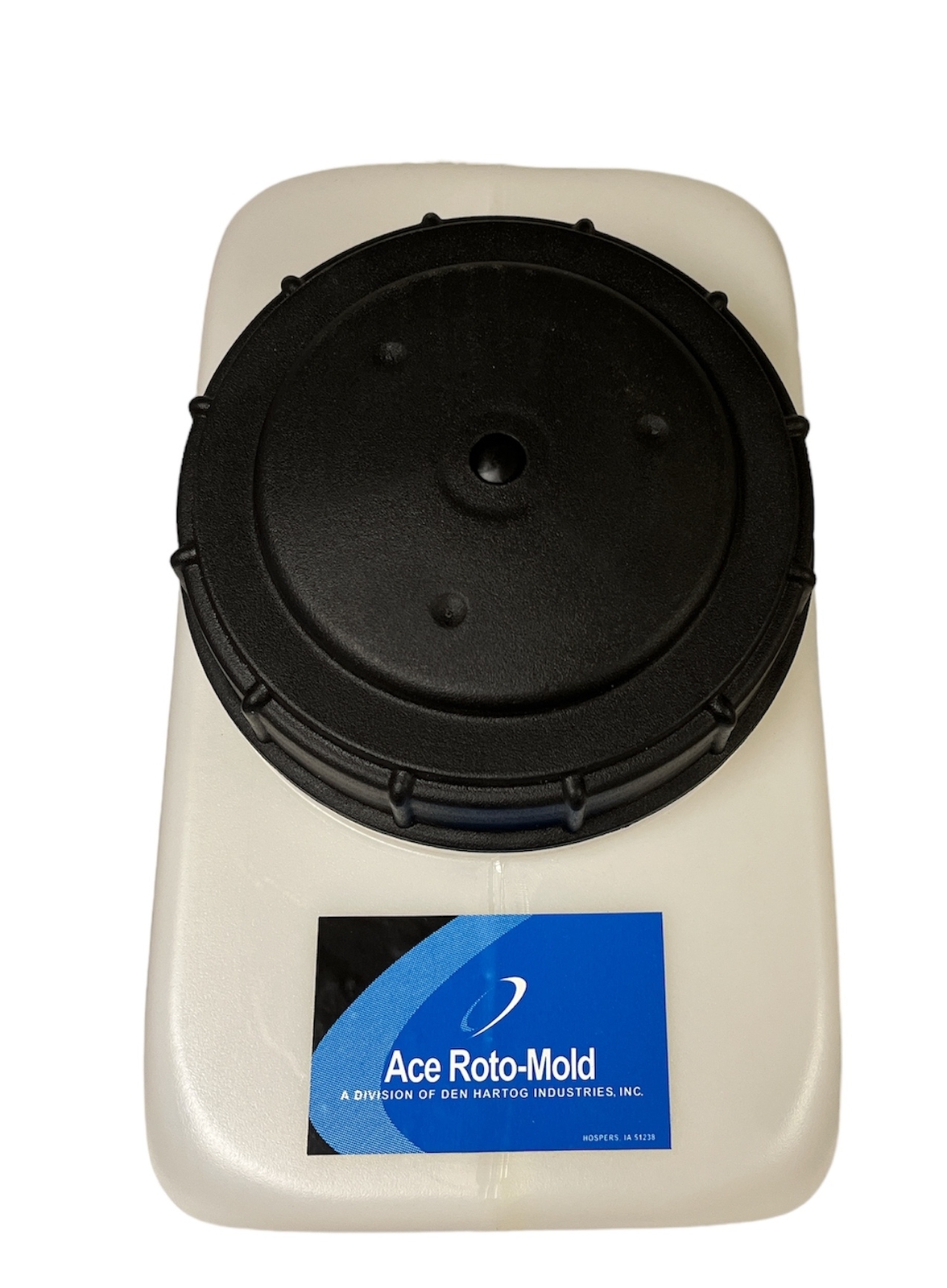SPBM003-RT Ace Roto-Mold 3 Gallon Rectangle Rinse Tank With 5" Lid, 7x12x15