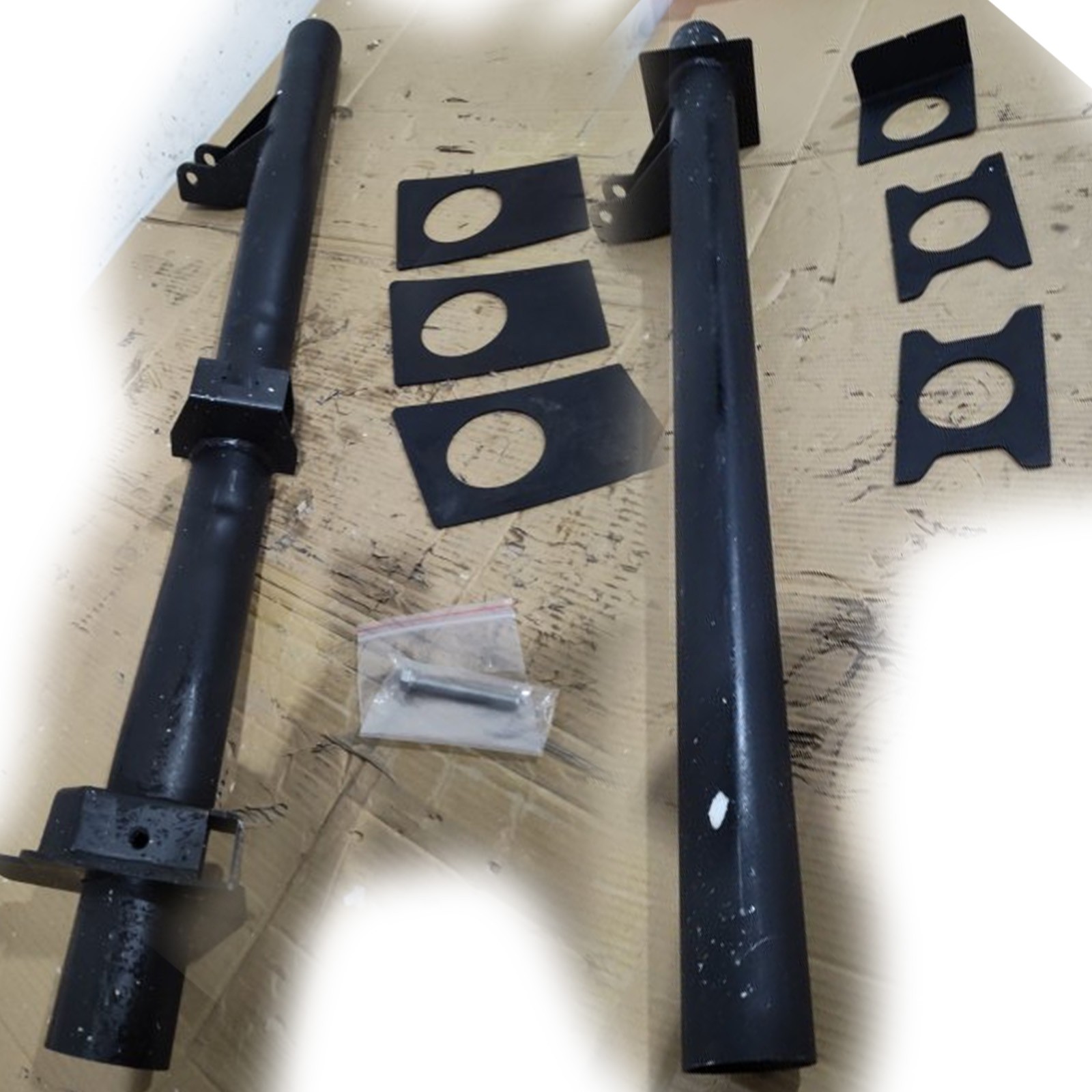 Rear Tank Support+Rear Shock Mount Crossmember Kit For Chevy Silverado/GMC 07-14