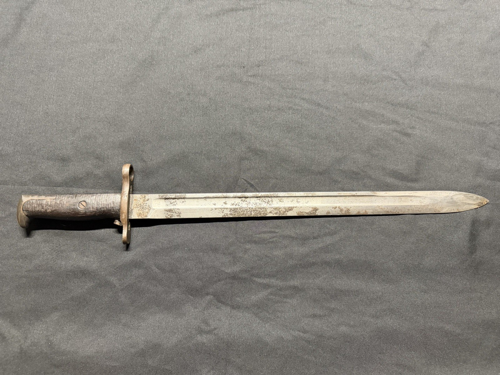 Pre- WWI WW1 US AEF Springfield Armory SA M1905 Bayonet! Dated 1910!