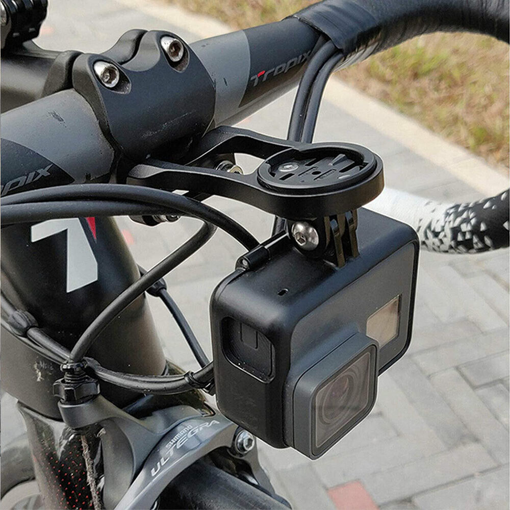 Bike Stem Extension Computer Mount For Garmin Edge For GoPro GPS Holder Bracket