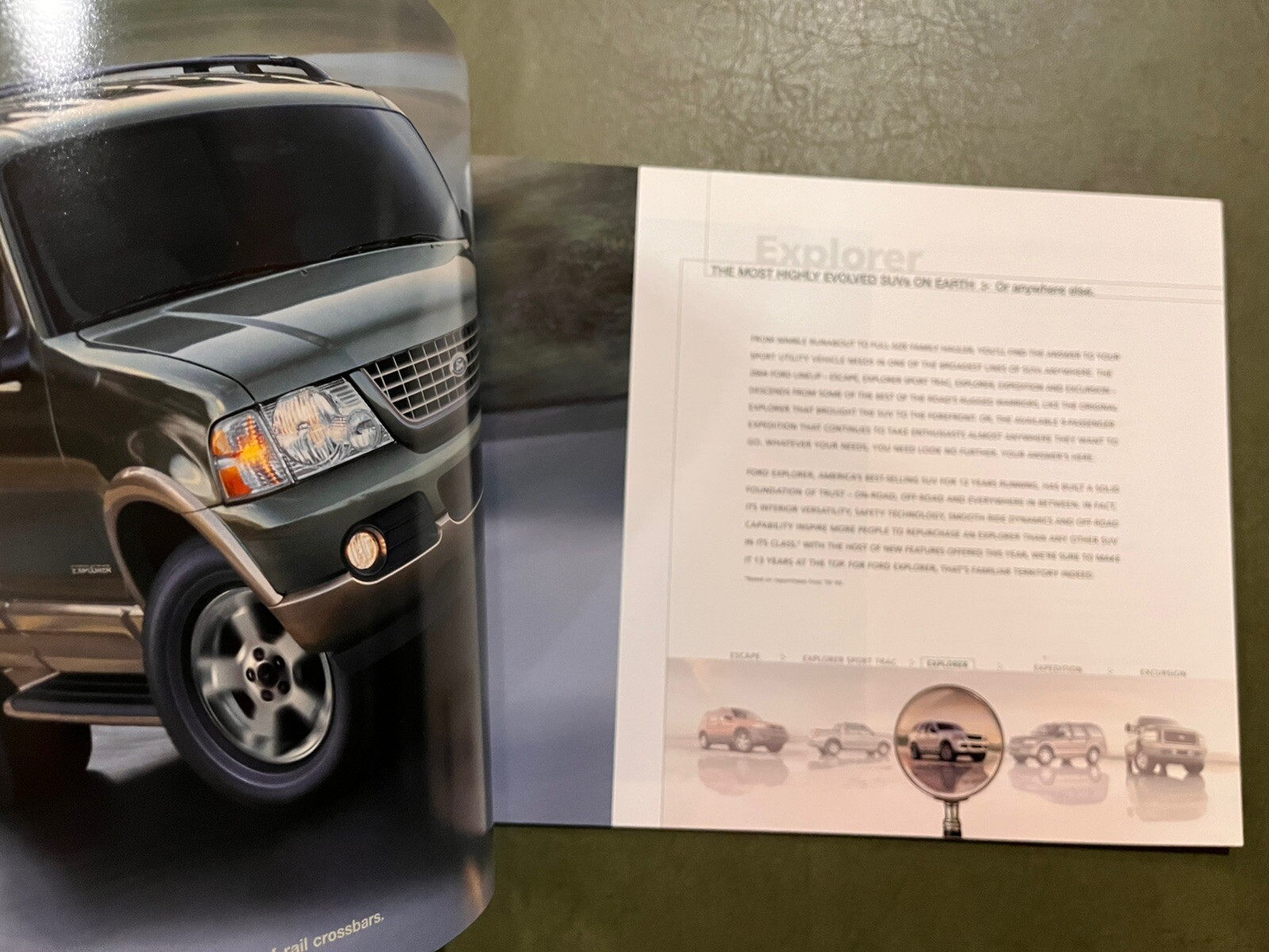 2004 Ford Explorer Dealer Showroom Sales Brochure
