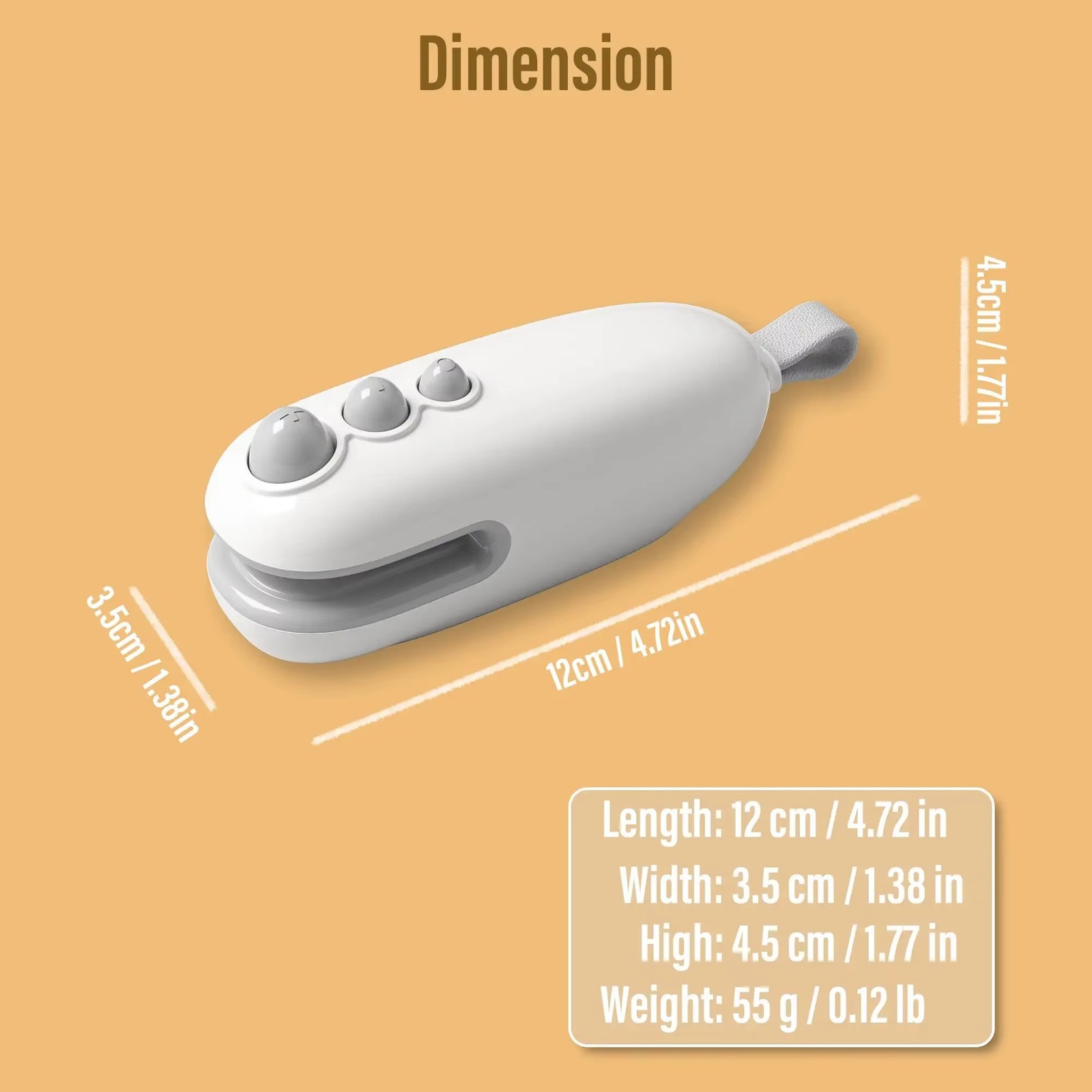 2 in 1 Chip Bag Sealer and Cutter Portable Handheld Snack Bag Sealing Machine