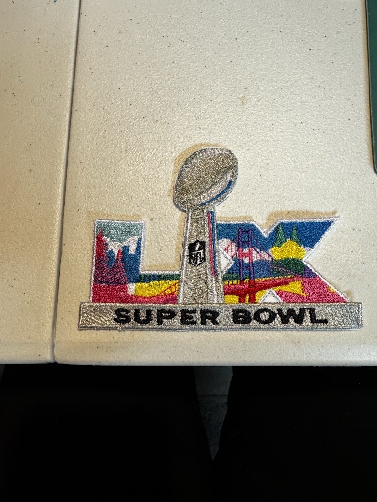 5 In Super Bowl 60 2025-2026 Embroidered Patch Iron On Free Tracking!