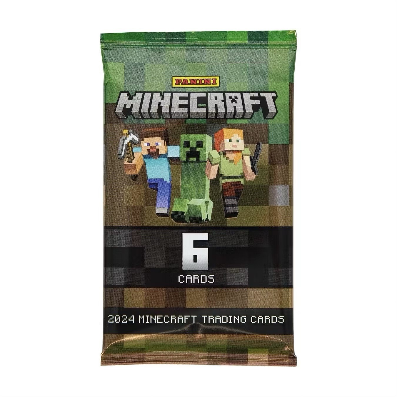 (1) 2024 Panini Minecraft Trading Cards Factory Sealed Retail Pack
