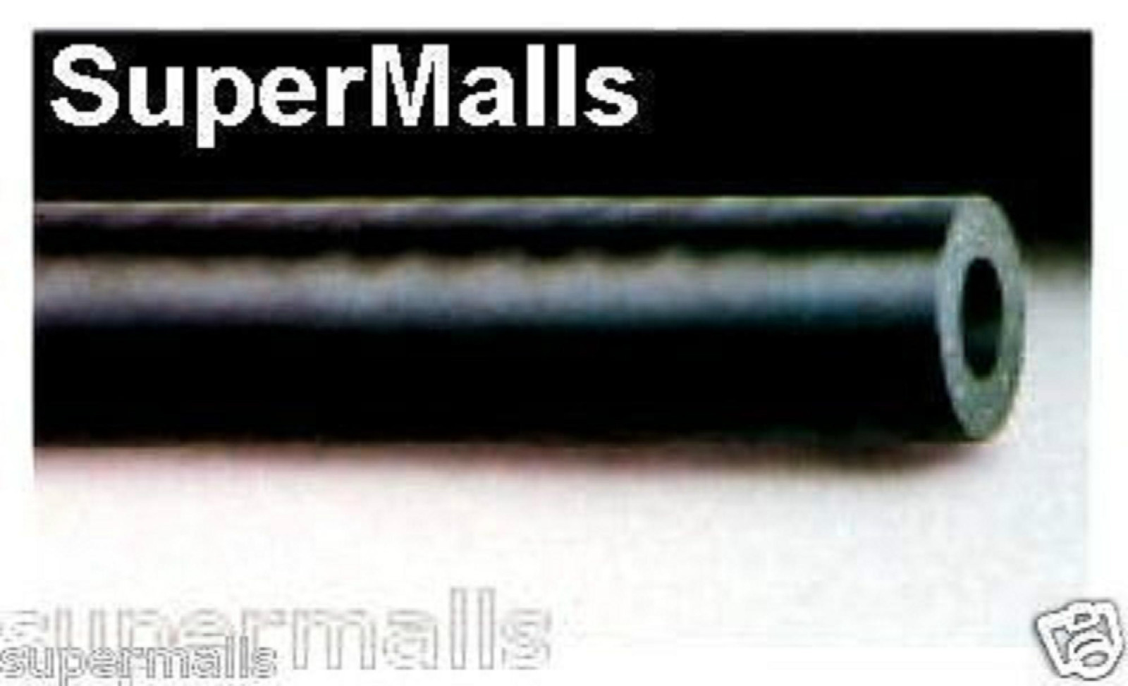 FUEL LINE HOSE 3/16" ID MADE IN USA ( SOLD BY THE FOOT ) BLACK HOSE FREE SHIP