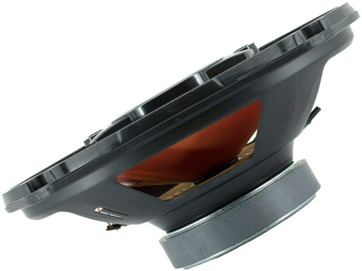 2x Audiobank AB-790 6"x9" 1000 Watt 4-Way Red Car Audio Stereo Coaxial Speakers