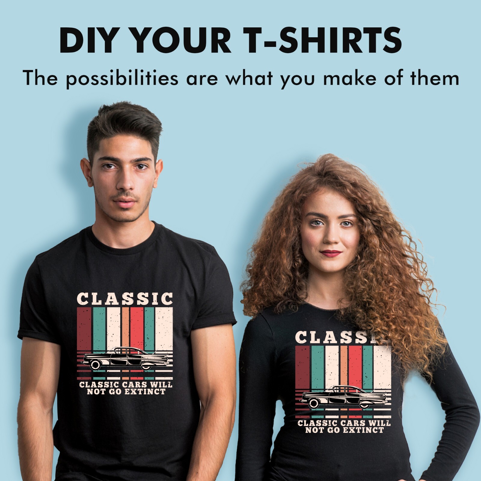 A-SUB Inkjet Printable Heat Transfer Paper DARK + LIGHT 20 Sheets Iron-On HTV