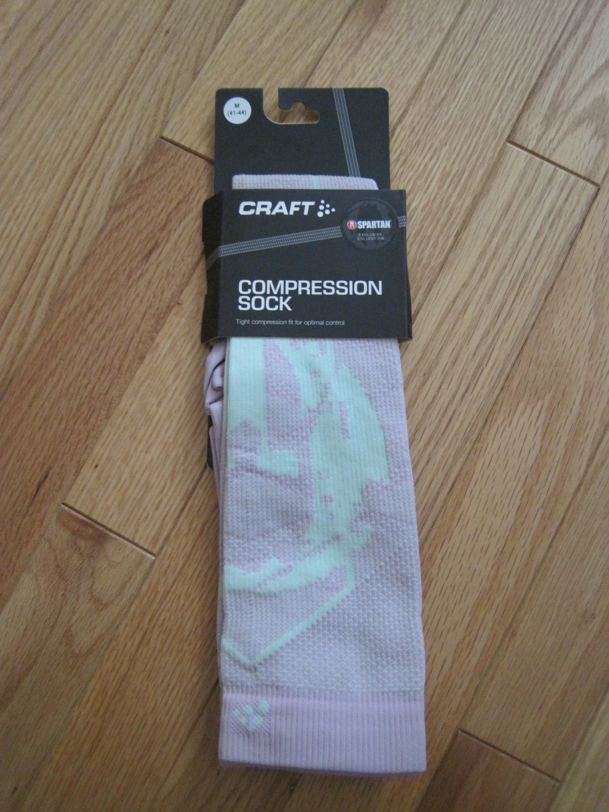 SPARTAN Race CRAFT Compression Knee Socks Flare-Plexi Pale Pink Size Medium