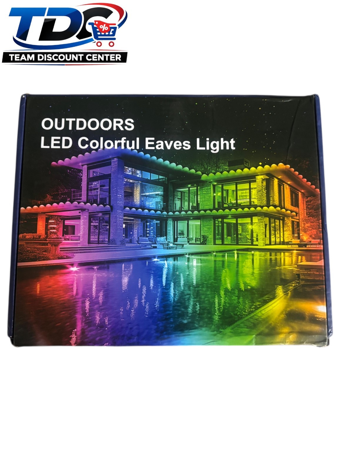 100ft Smart RGB Outdoor Permanent LED Lights App Remote IP67 Open Box