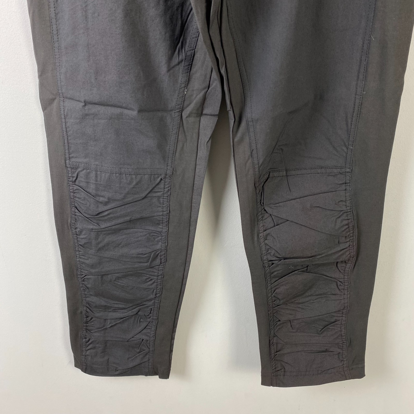 XCVI Wearables High Waist Jetter Crop Pull On Pants Size Medium Gray