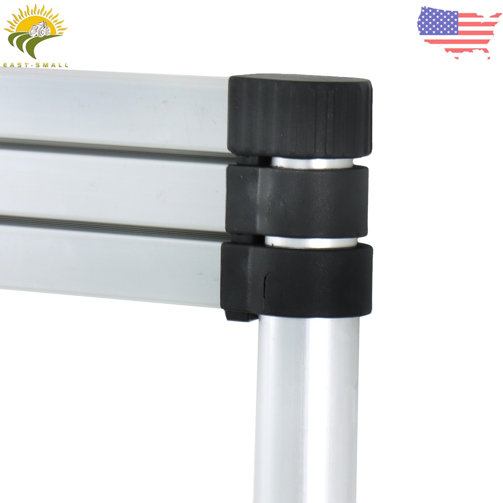 6.6 FT Extension Ladders, Aluminum Telescoping Lightweight Collapsible Ladders