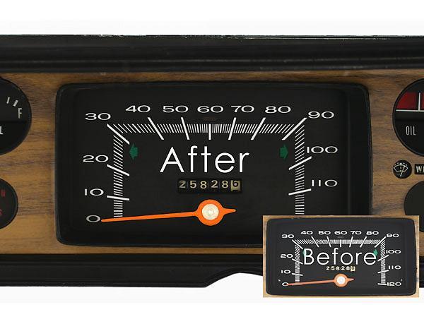 Fluorescent Orange Automotive Gauge Cluster Needle Paint Bottle with Brush