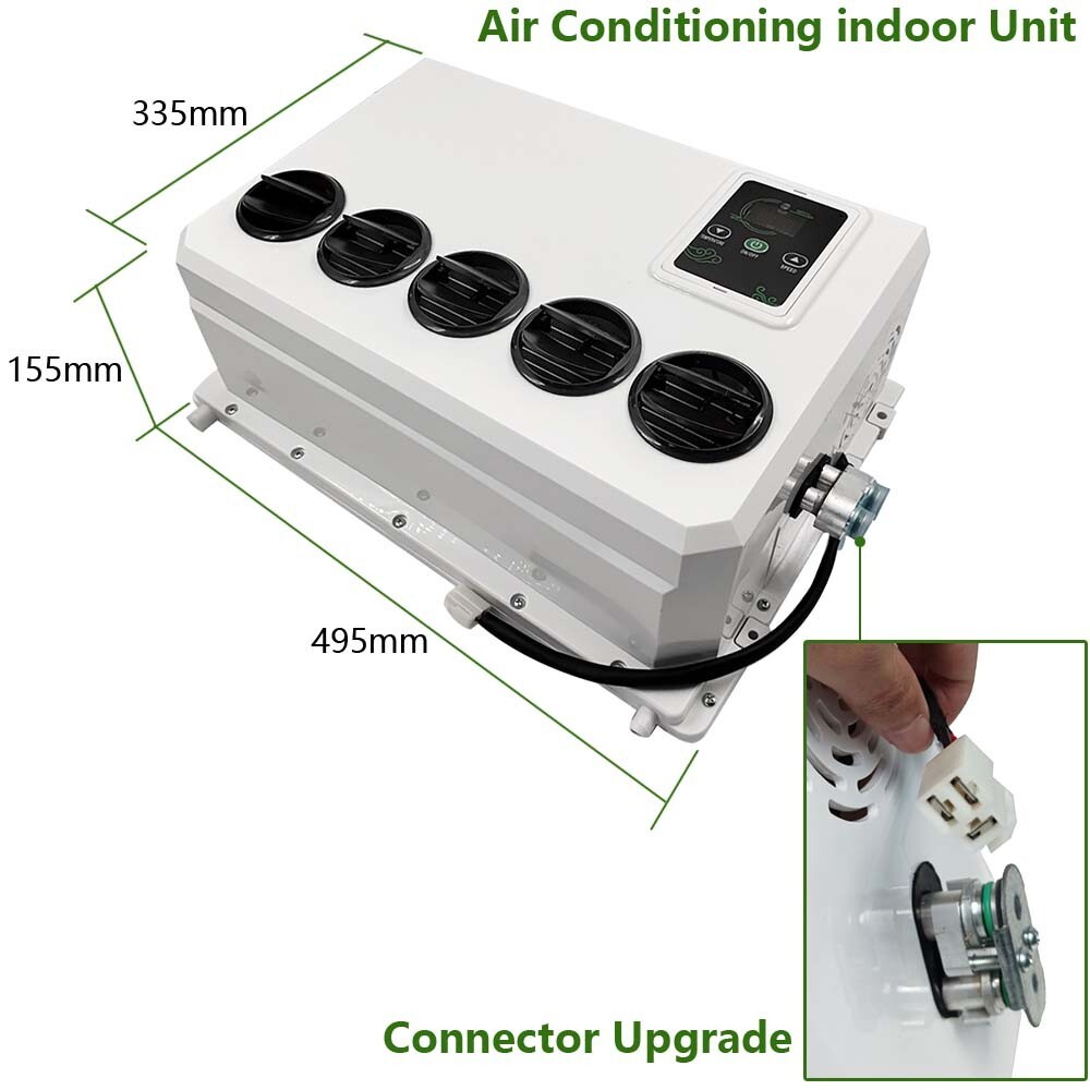 12V RV Air Conditioner 12000 BTU Split Car AC Unit Kit Fit Truck Cab Bus Caravan