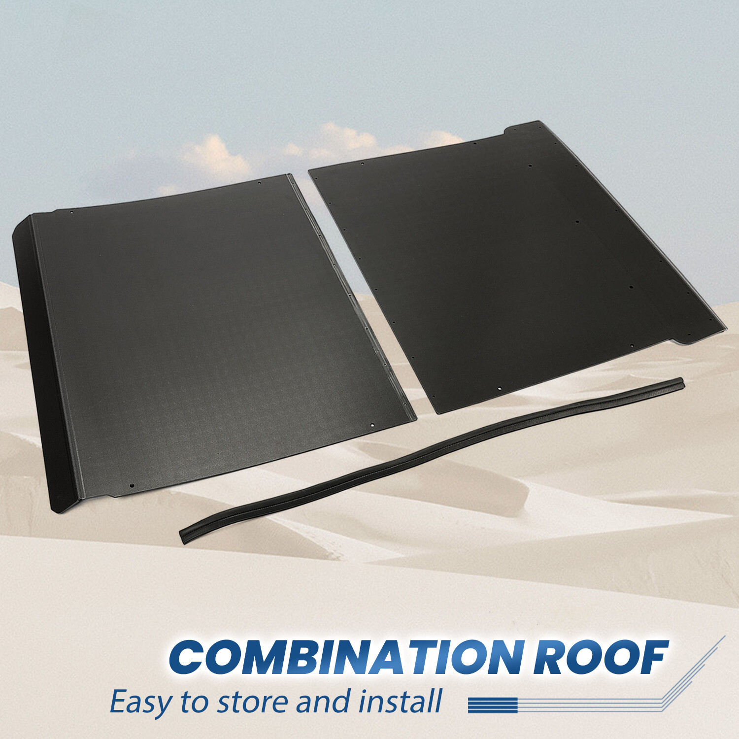 2 pcs Hard Top Roof Fit Polaris Ranger 570 Crew Mid-Size 2015-2019 4 Seat