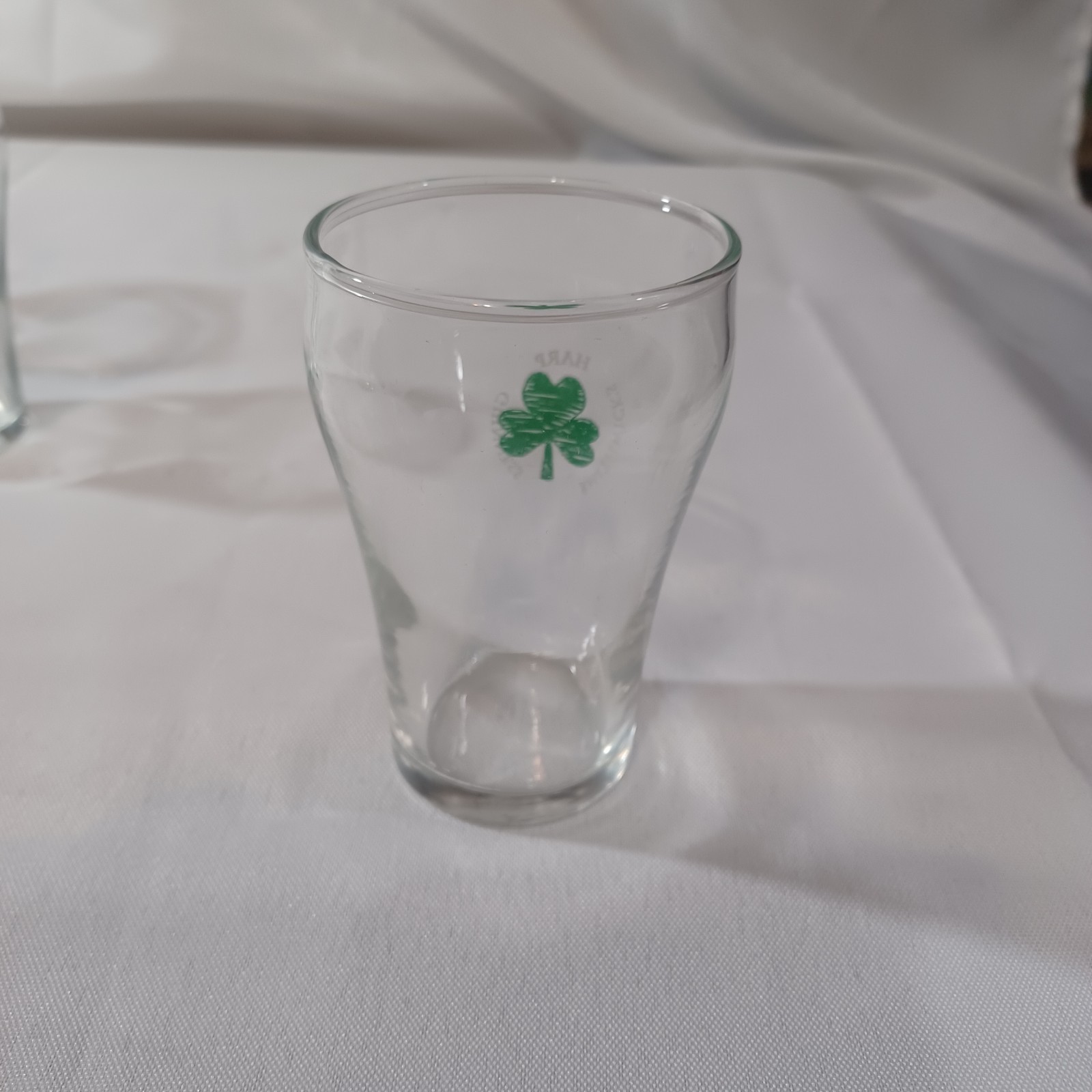 Smithwick's Harp Guinness Tasting Mini Pint Glasses Shamrock 4" Set Of 4