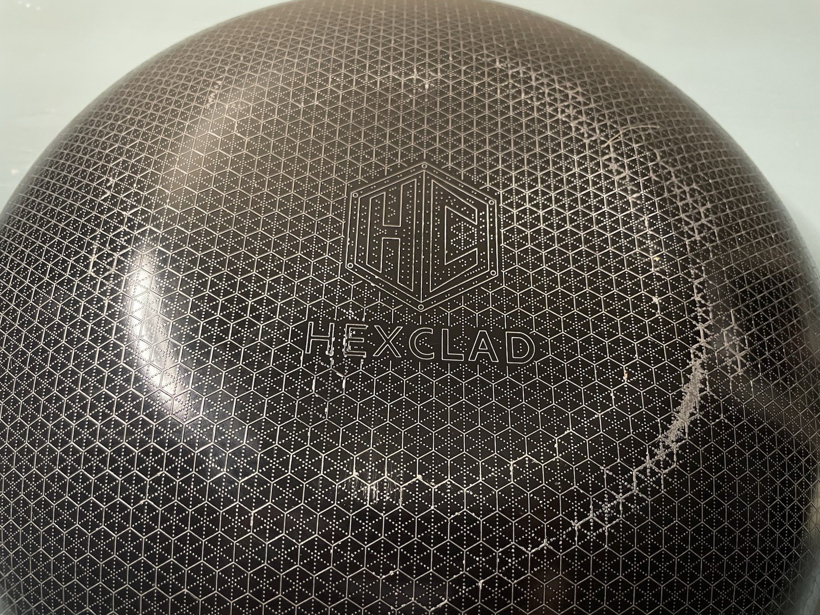 Hexclad 12" Wok Hybrid Stainless Steel Nonstick Pan Used no lid (W19)