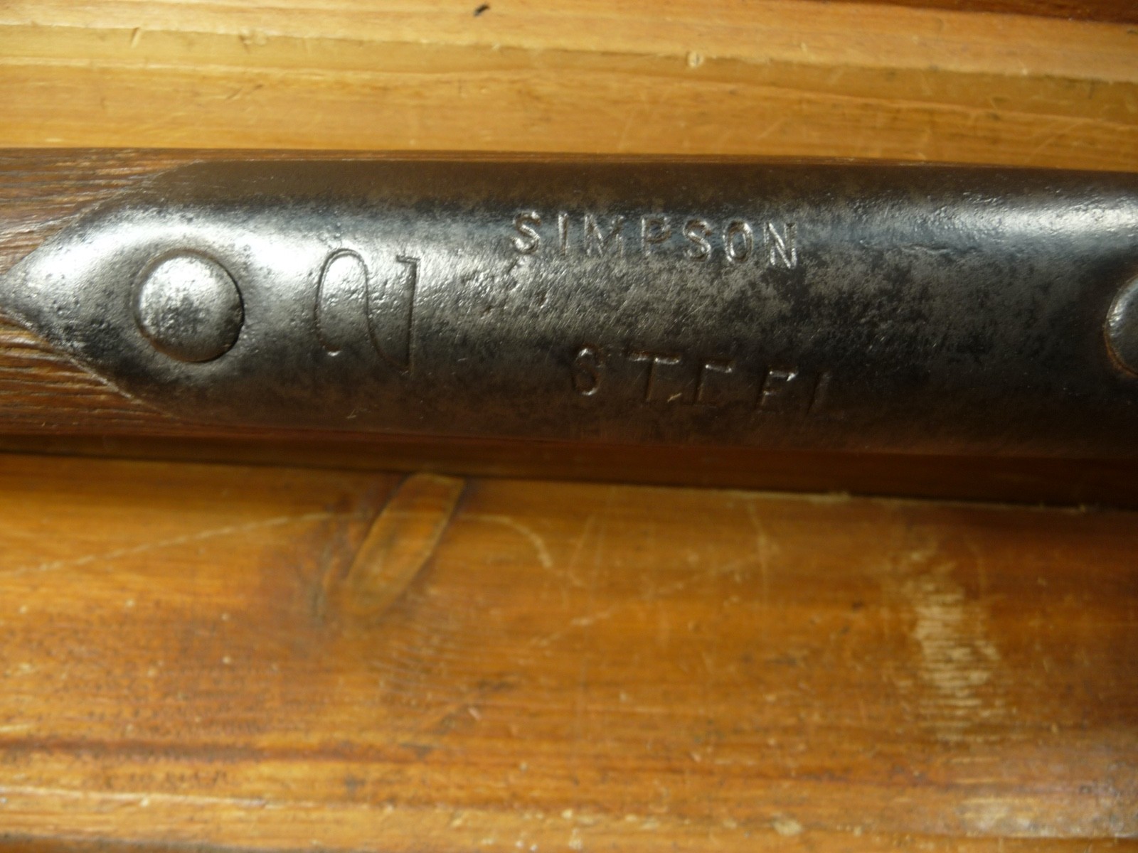 Vintage SIMPSON No. 2 Shovel Wood D Handle Spade Garden Antique