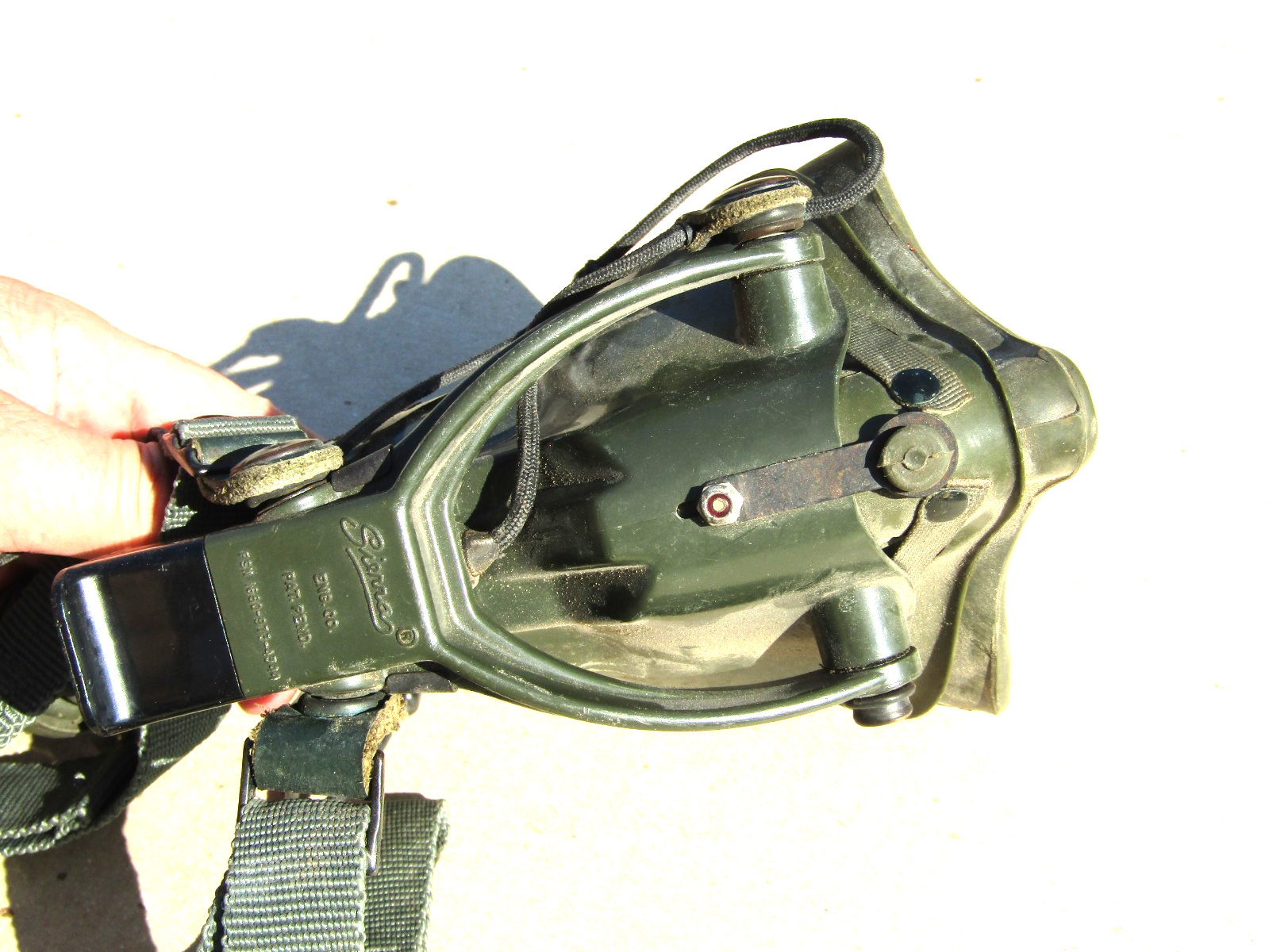 VIETNAM ERA PILOT OXYGEN MASK MBU-5/P SIERRA