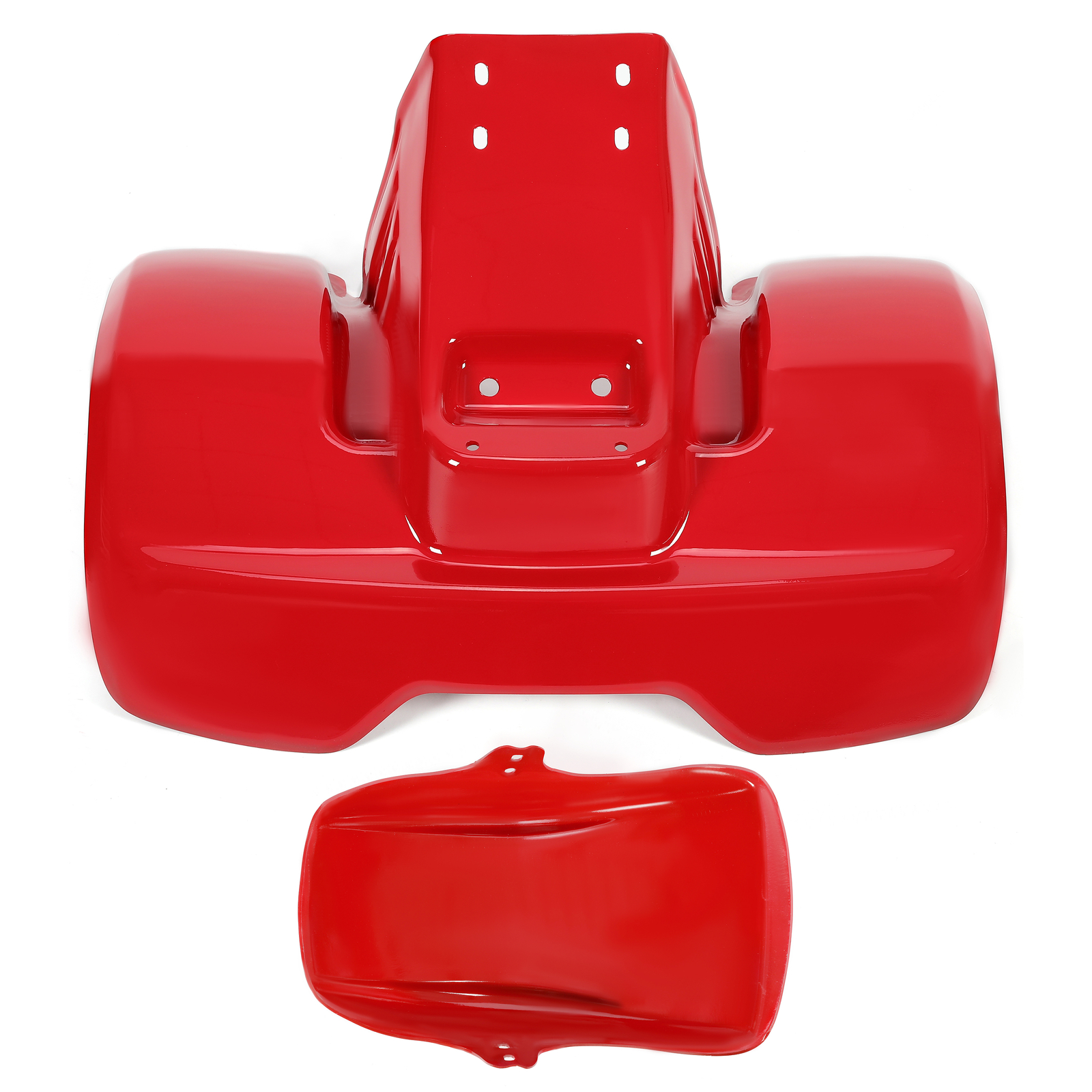 For Honda ATC70 1978-1985 Front and Rear Fender Kit Red Plastic # 119982
