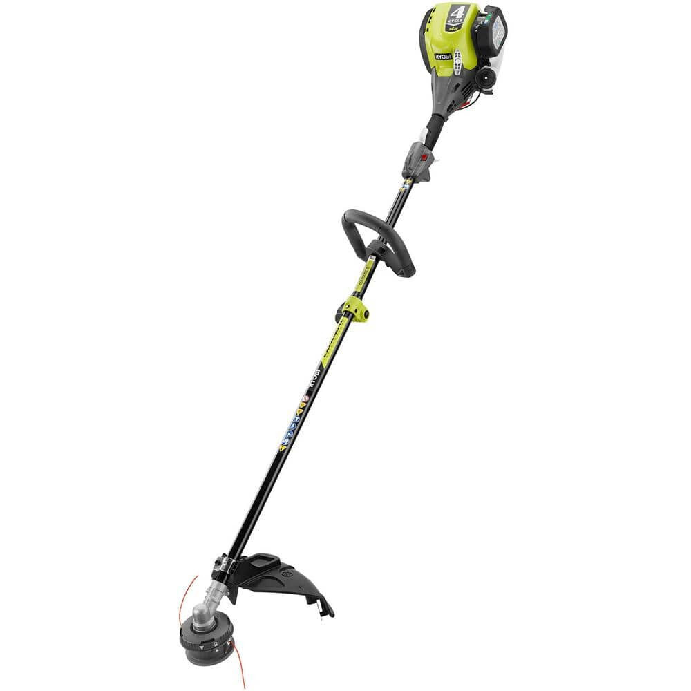 NEW Ryobi RY4CSS 4-Cycle 30cc Attachment Capable Straight Shaft Gas Trimmer