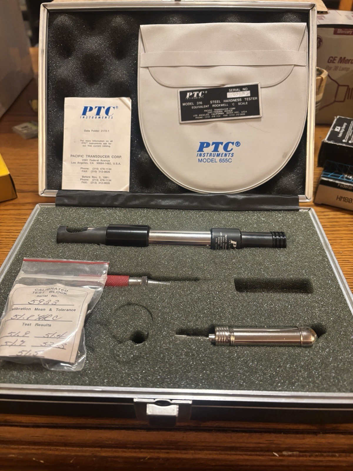PTC Instruments Model 316 Steel Hardness Tester C Scale
