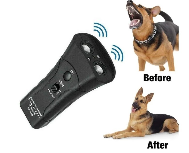 Ultrasonic Dog Bark Control Device Stop Barking Training Anti Bark Deterrent Too