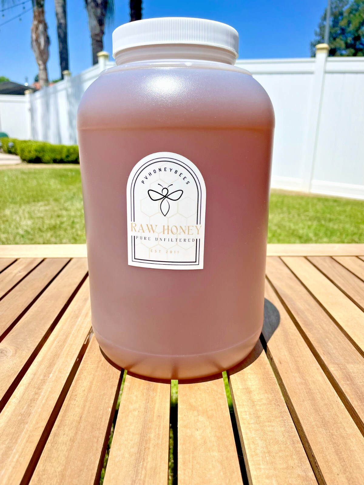 100% Raw, Unfiltered, Unheated California Wildflower Honey 1 Gallon 2025
