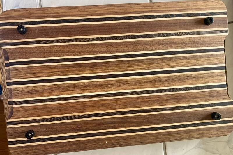 Handmade Hardwood Cutting Board 9 3/4"X15 3/4"X1 1/4" Handmade in the USA