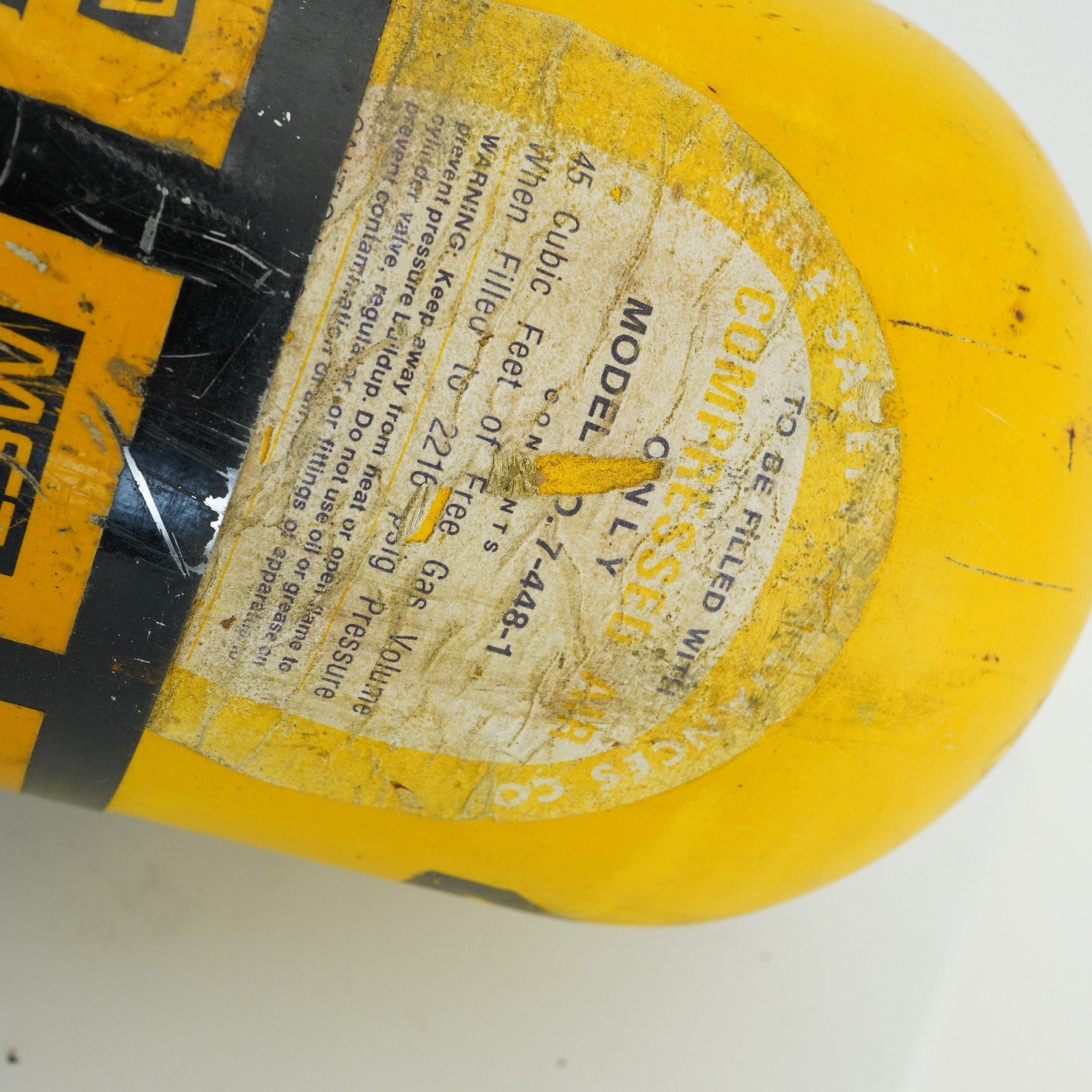 MSA Ultralight II Tank Harness Air Mask SCBA AS IS AS FOUND