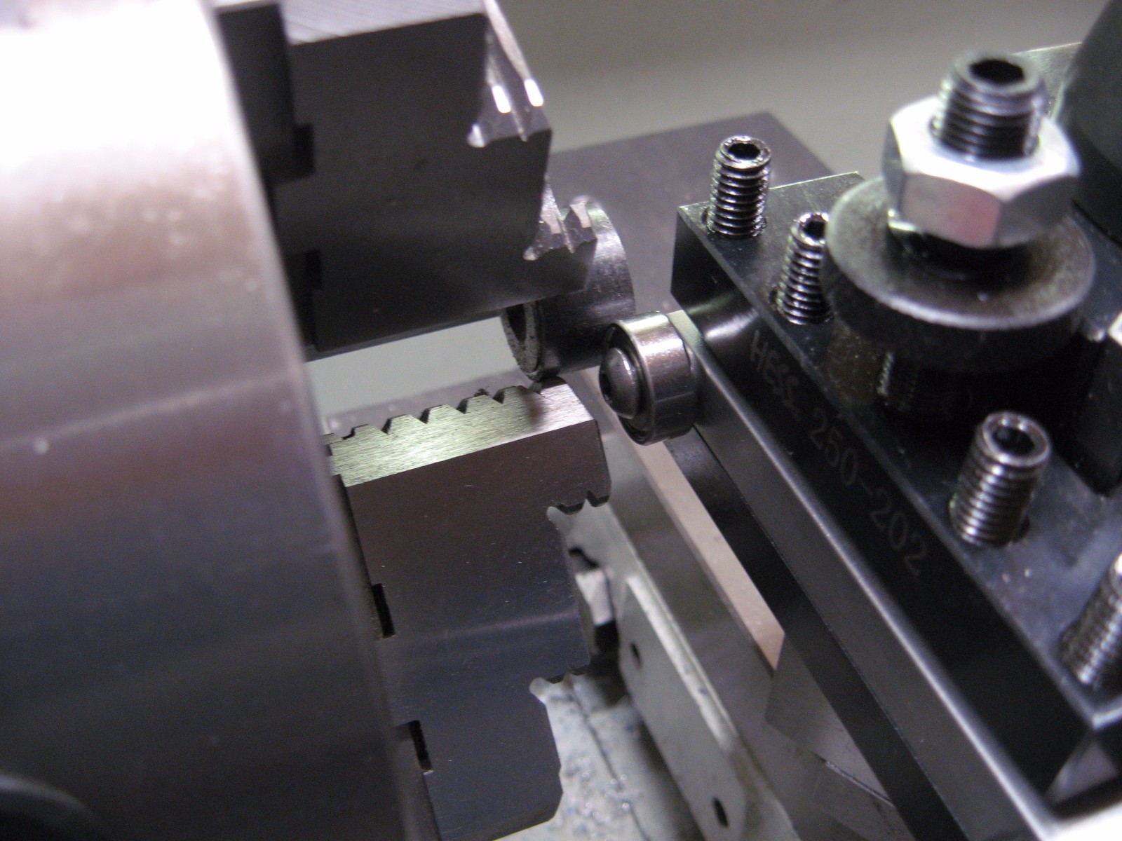 Small Stock Centering Tool, Lathe Bump Roller, Truing Tool. 0XA, AXA, BXA, 1/2"