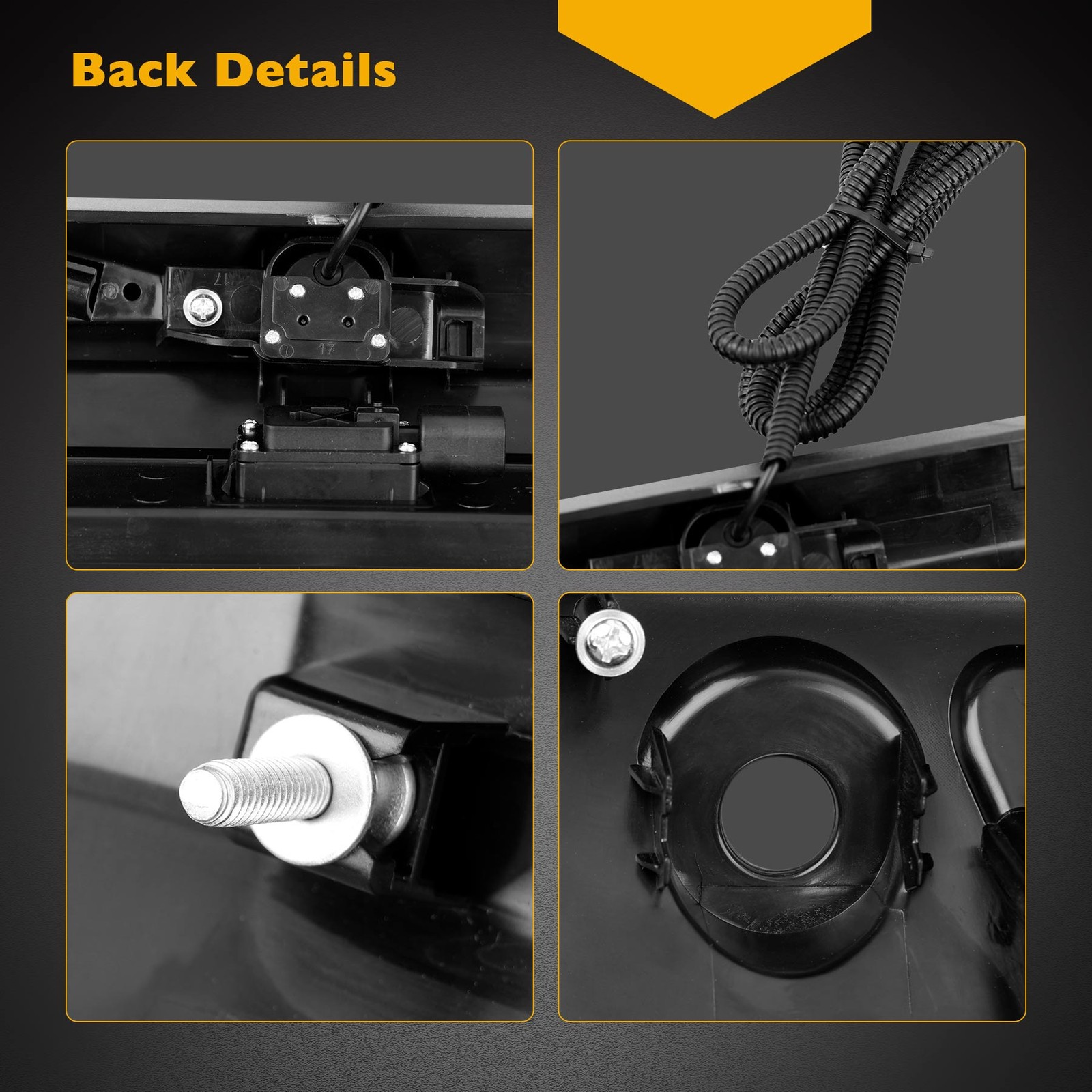 Tailgate Handle w/ Rear Backup Camera & Wiring Harness 2017-20 Ford E-350 F-250