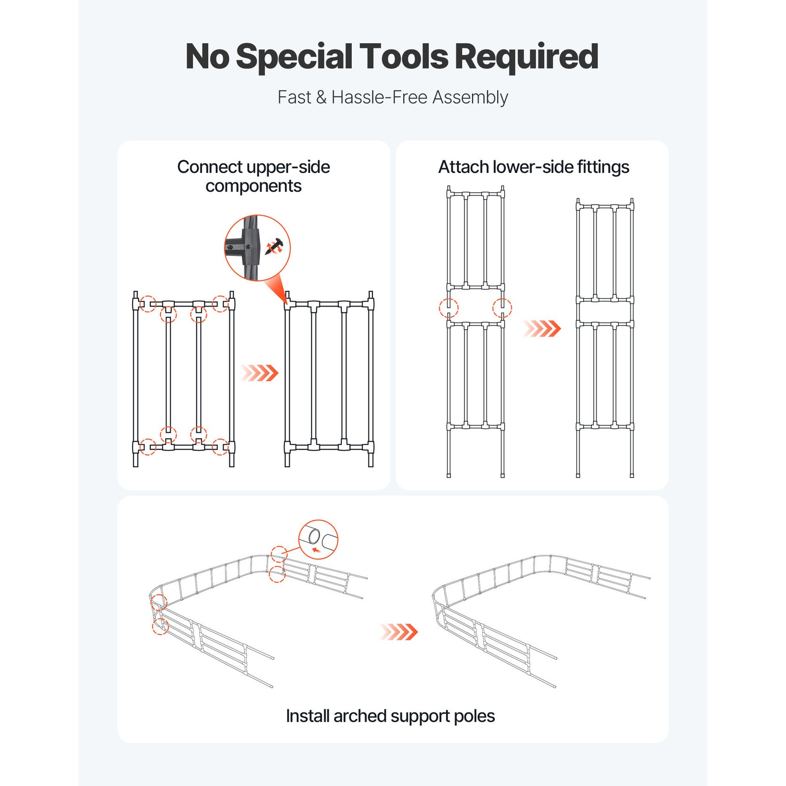 Uimoso Metal Garden Arbor 94.5x126x15.8 in Trellis Climbing Plants and Events