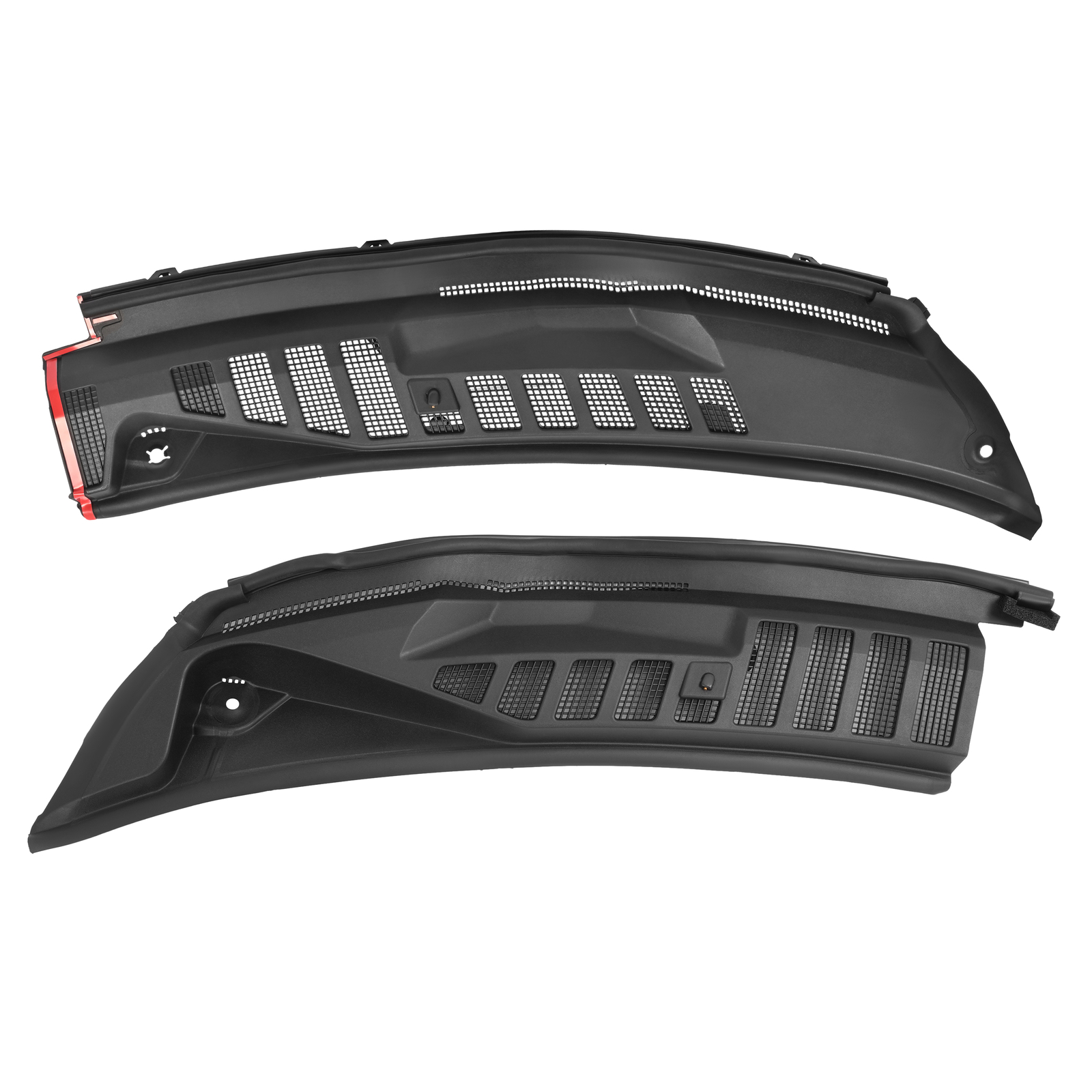 Fit For 17-22 Ford F250 F350 Super Duty Windshield Wiper Cowl Panel Grille Set