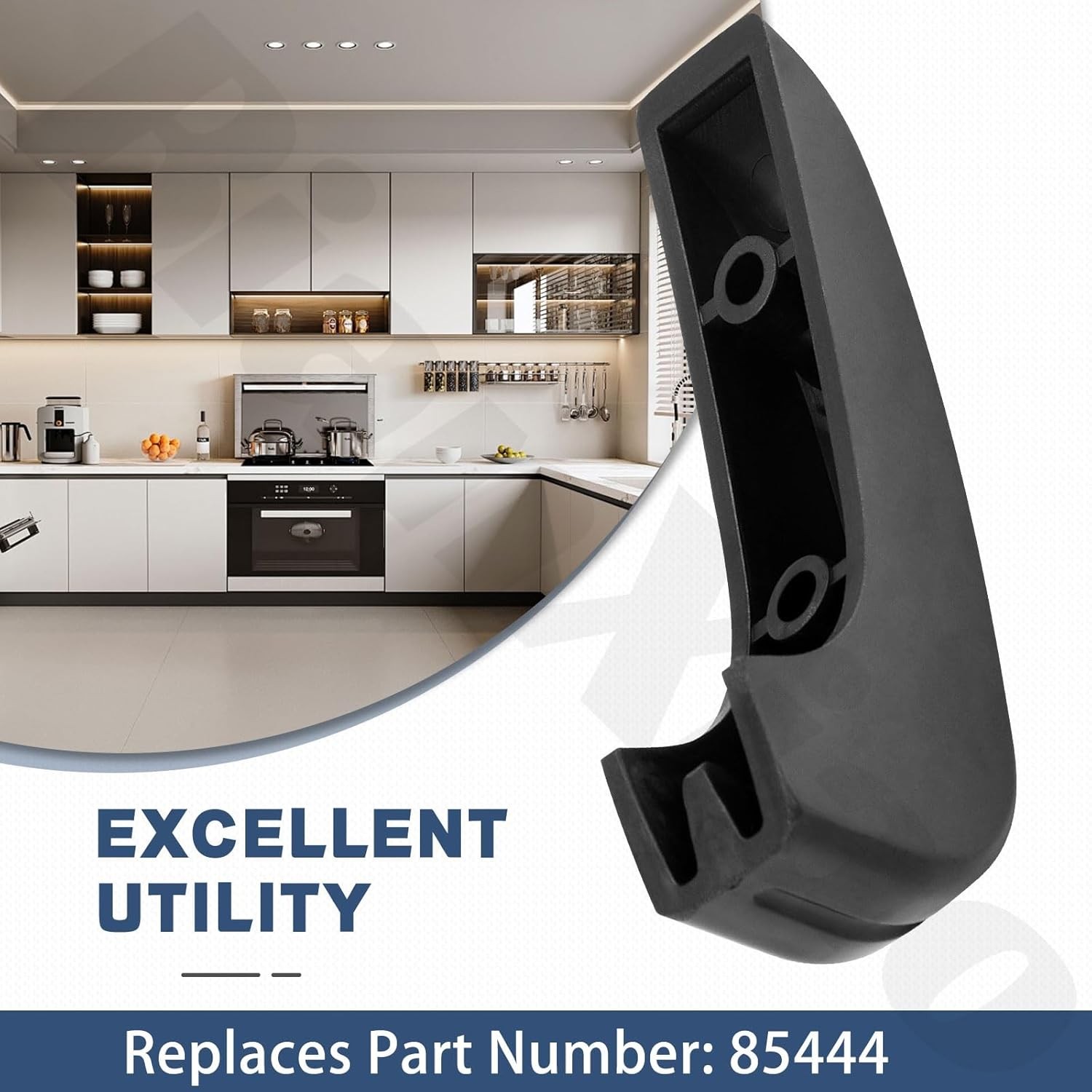 2PK FOR PRESTO 85444 PRESSURE COOKER / CANNER COVER HANDLE PLASTIC W