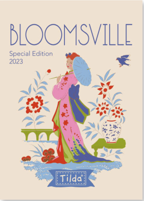 Bloomsville Tomato Plum Fat Quarter Bundle Tilda