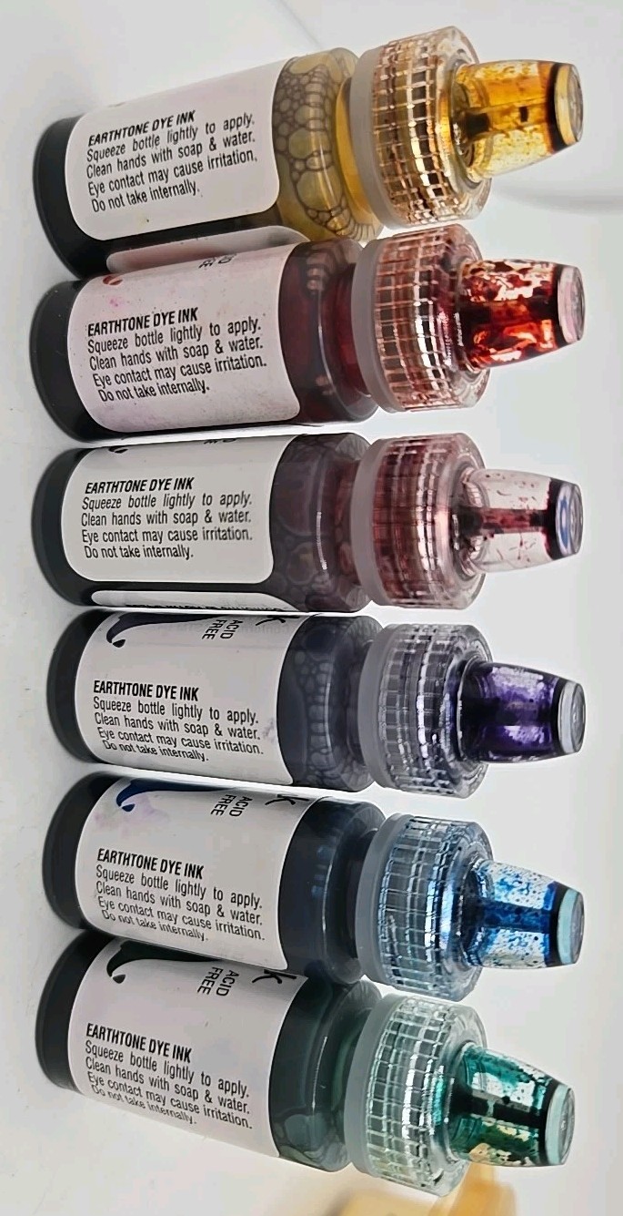 Posh Impressions Inkabilities Earthtones Rainbow Sponge & Inks Dee Gruenig