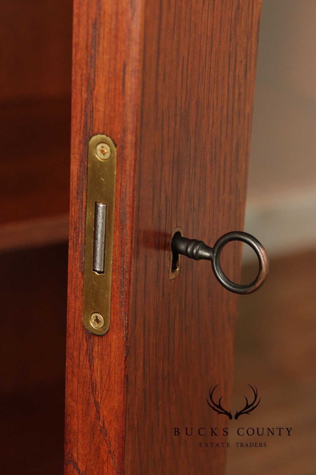 Oak Two Door Bookcase Harvey Ellis Inlaid Oak 2 Door Bookcase