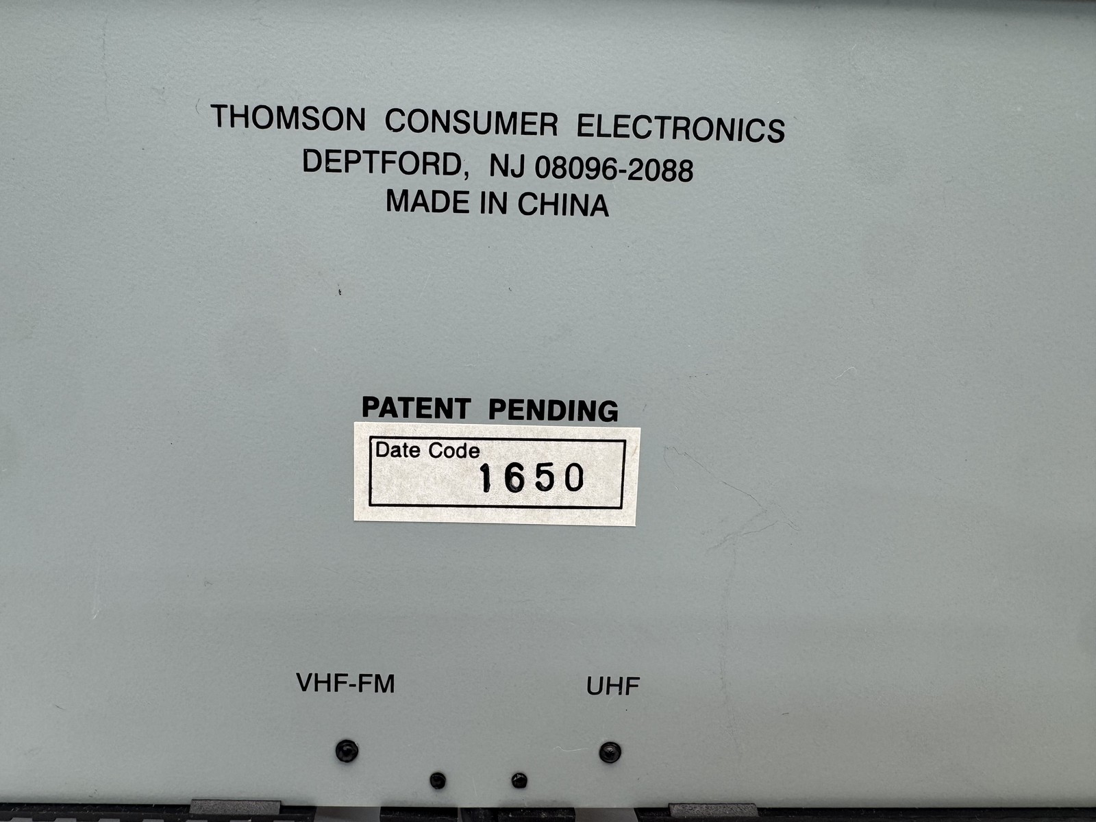 RCA Indoor TV Antenna UHF VHF FM Adjustable Dipole Loop Coaxial Black