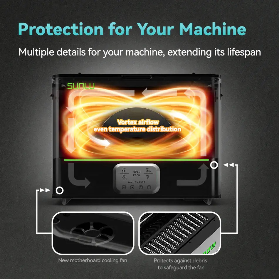 SUNLU FilaDryer E2 up to 110℃ Professional Drying Engineering Filament Dryer