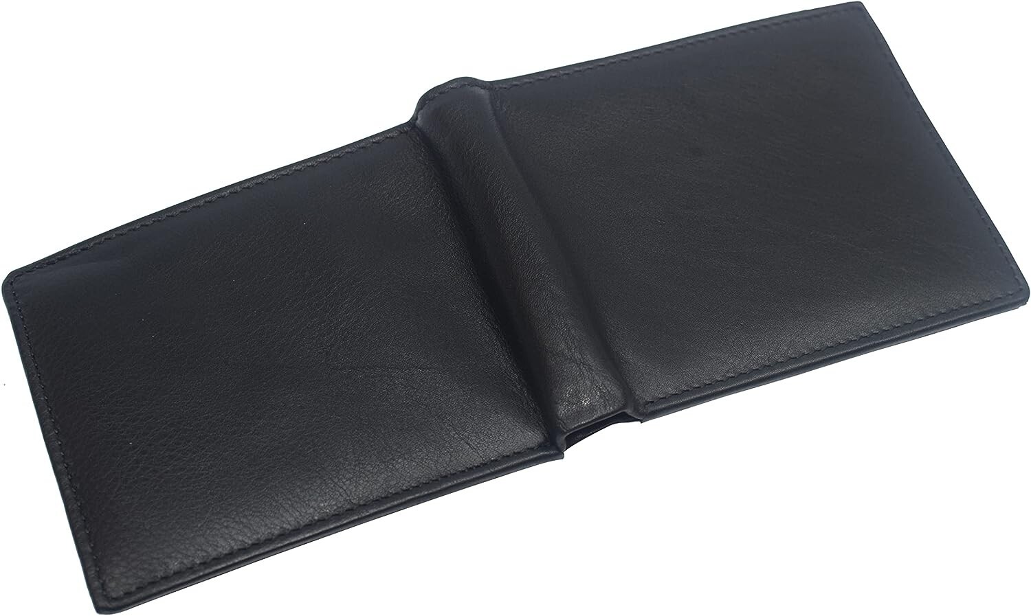 Genuine Leather Minimalist Bifold Wallets For Men RFID Blocking Slim Mens Wallet