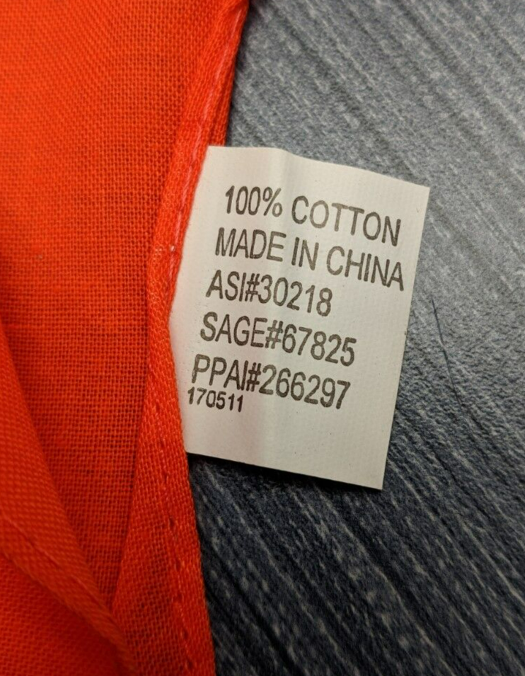 Lot of 60 Orange Solid Cotton Biker Sport Bandana 22" x 22" 100% Cotton