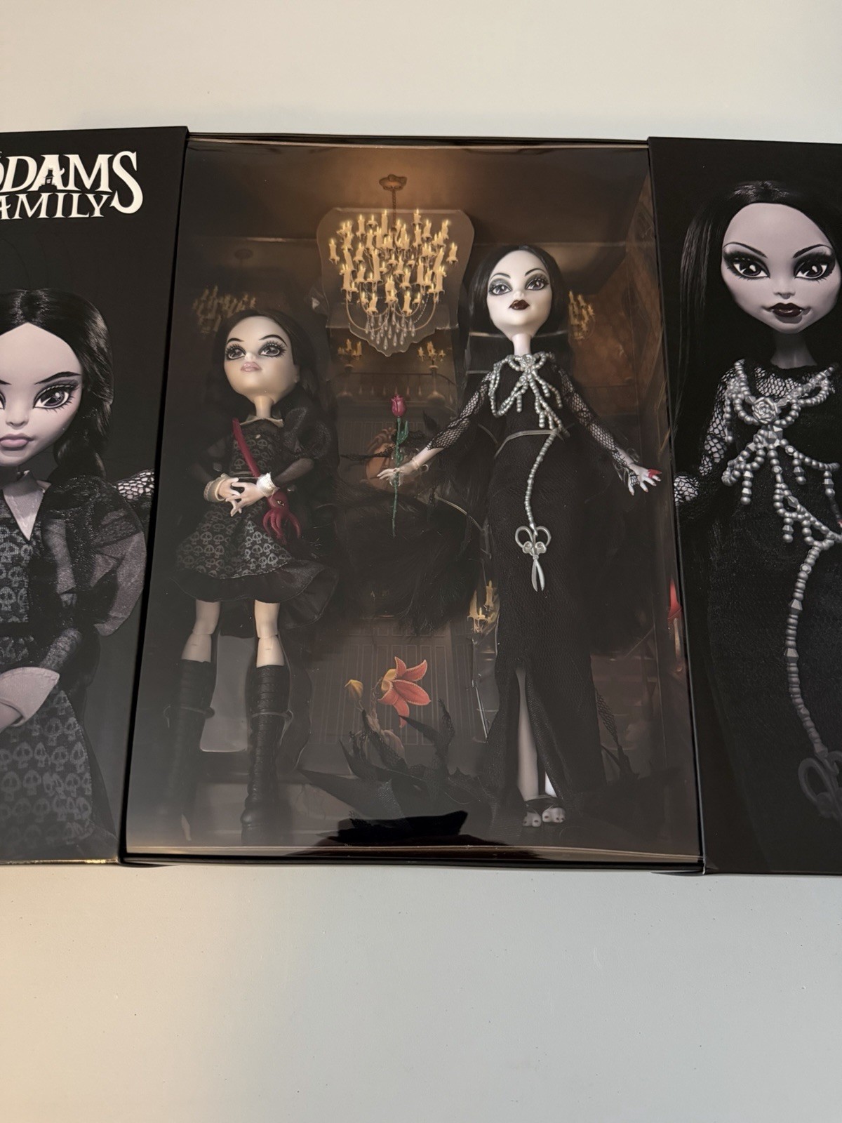 Monster High Skullector Addams Family Doll Wednesday Adams Morticia BRAND NEW