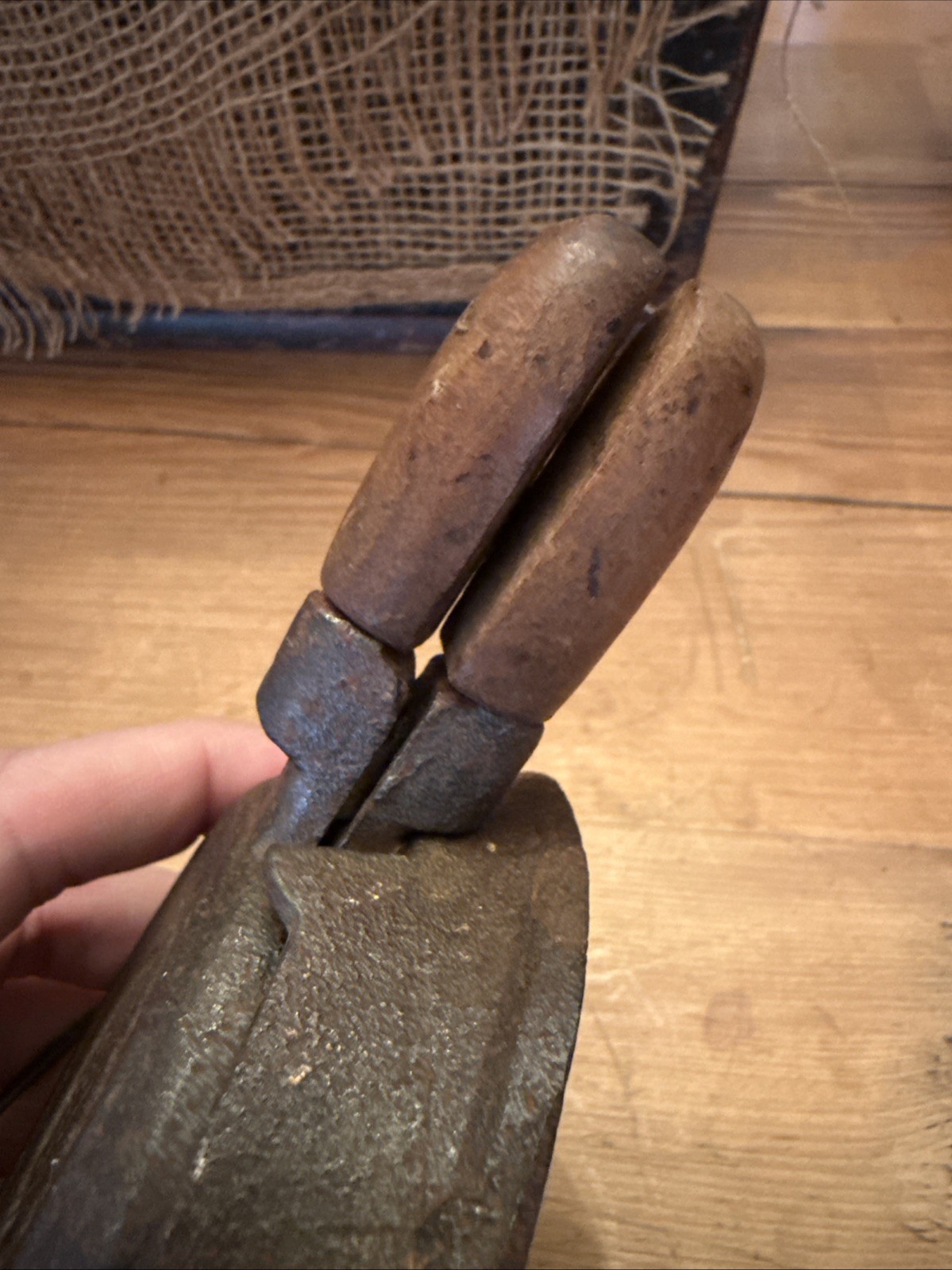 Wagner Cast Iron Miniature Waffle Iron Sidney O Pat Feb 22 1910