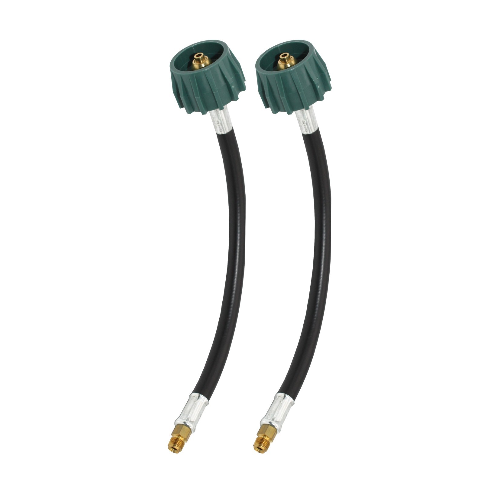 Pair (2) RV 12" Pigtail Propane Gas Hose Tank Connector Trailer