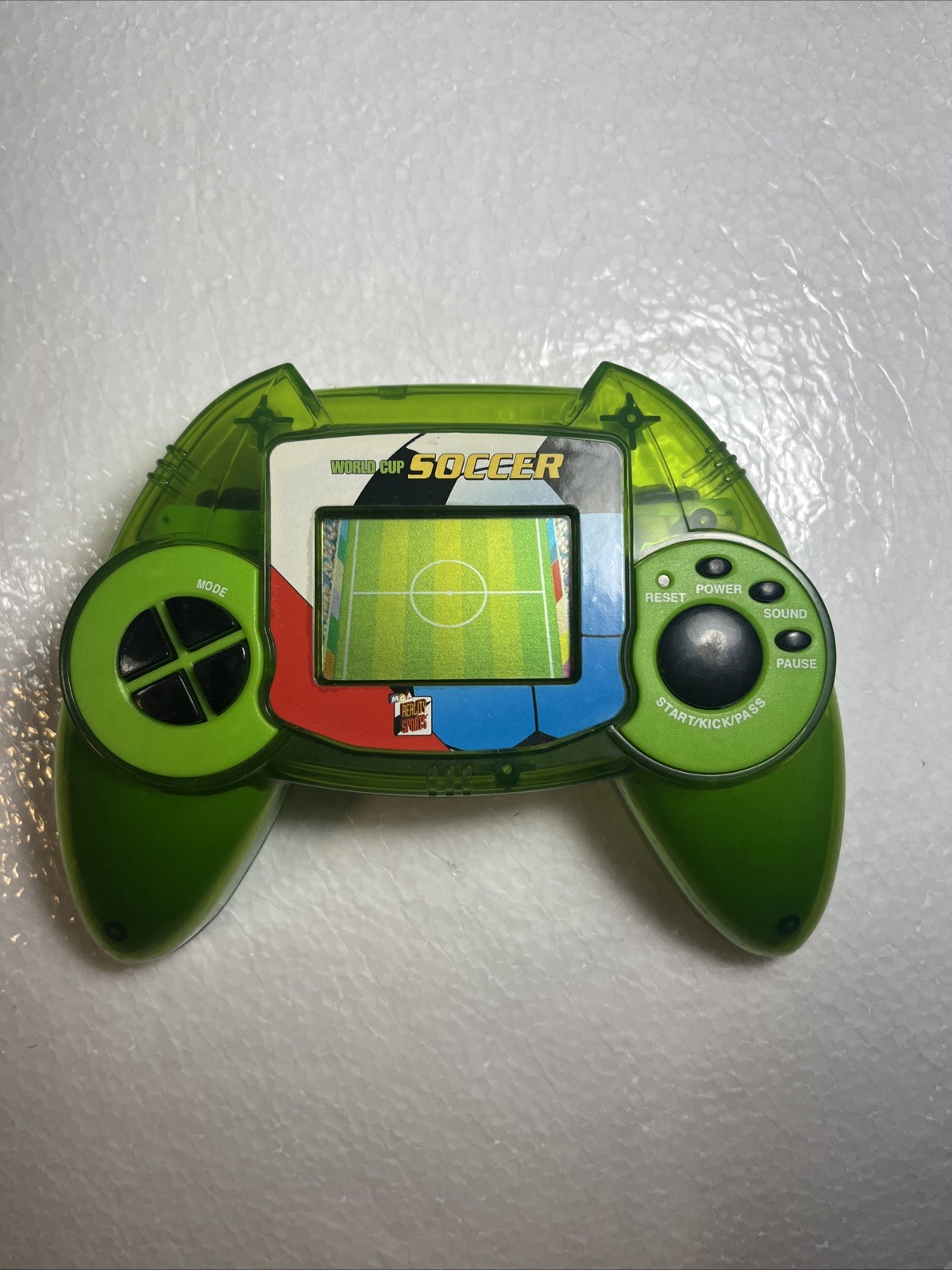 MGA REAL SPORTS ELECTRONIC HANDHELD WORLD CUP SOCCER
