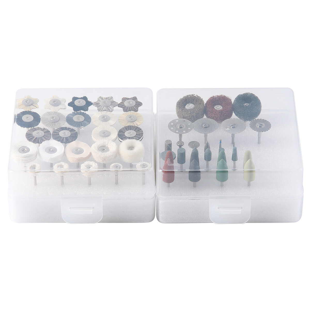 51pcs Dental Polishing Kit Laboratory HP Polisher Set 2.35mm Shank Diameter Burs