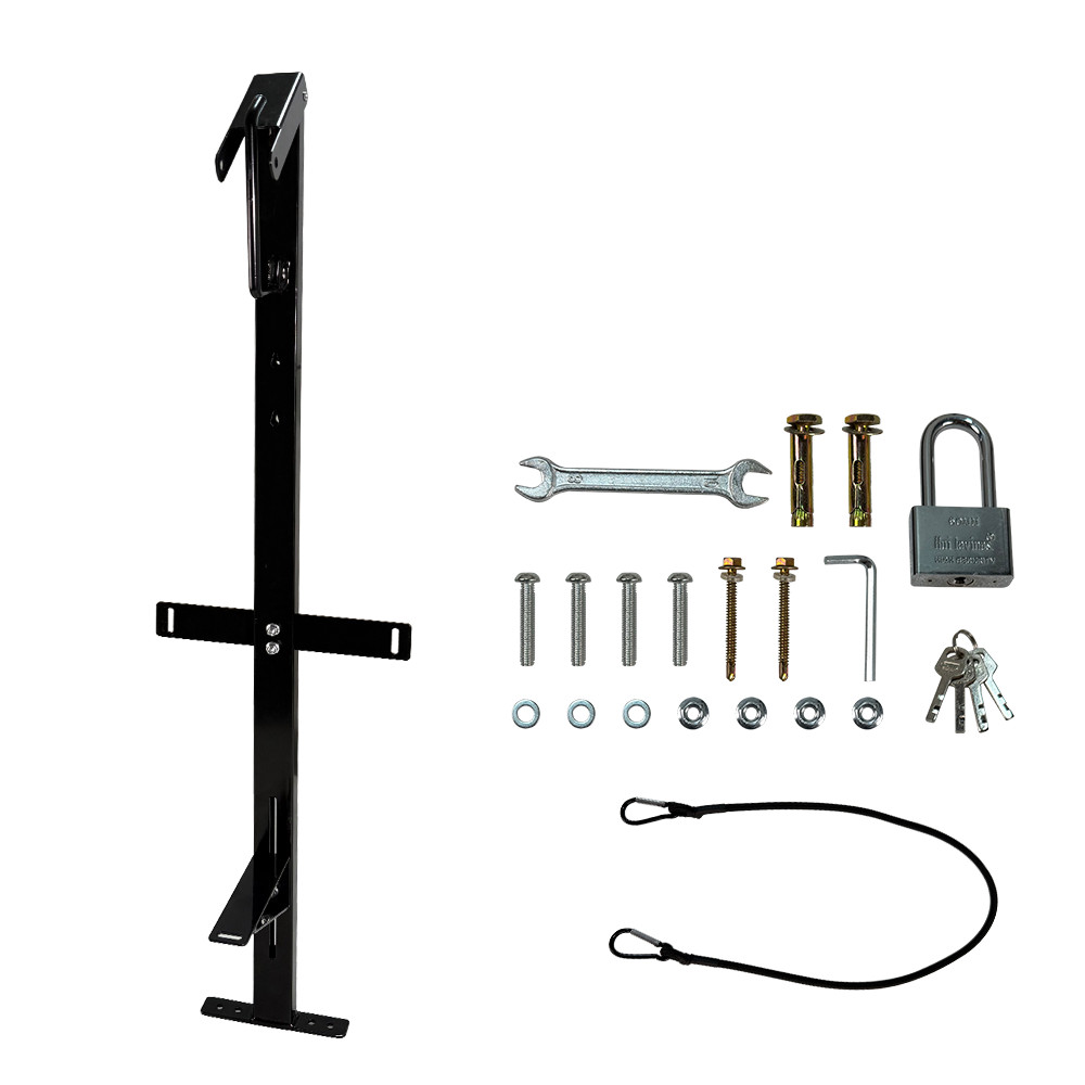 New Universal Open Landscape Trailer Blower Rack Holder With Lockable Feature